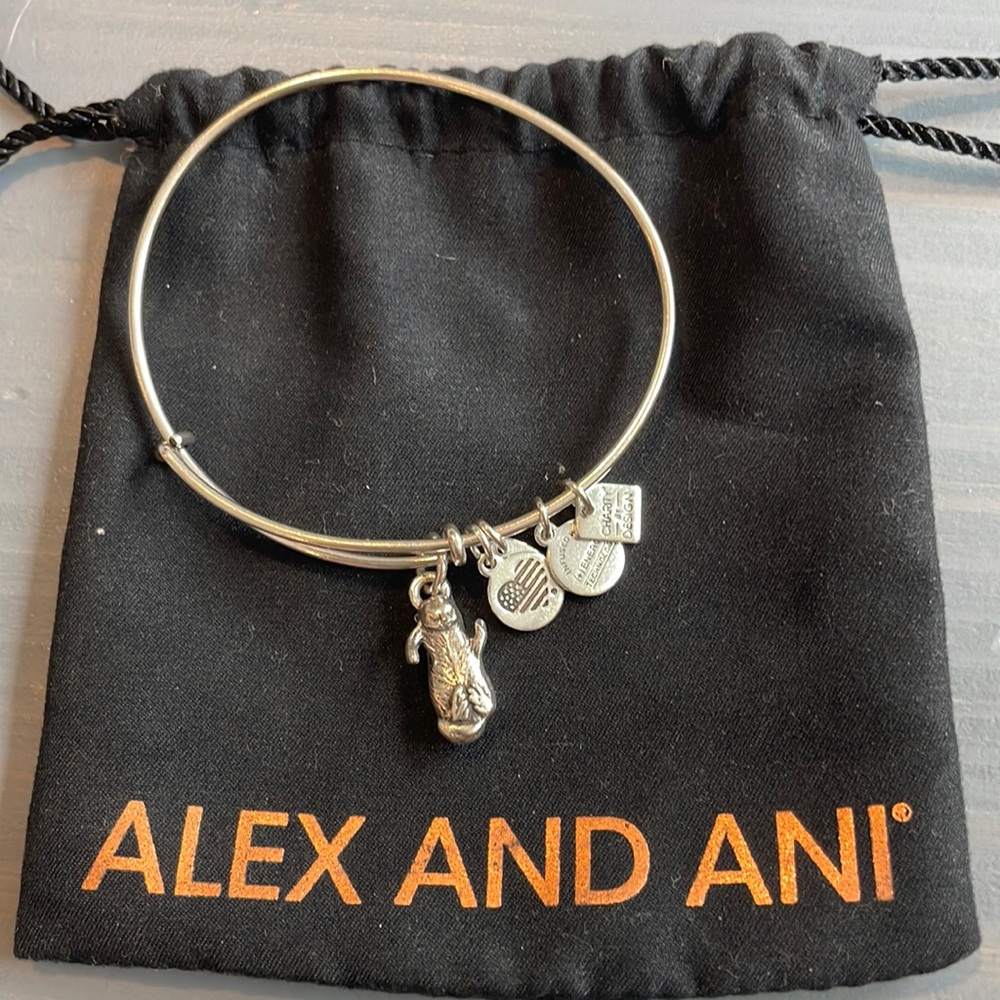 Otter Alex and Ani Bangle Bracelet